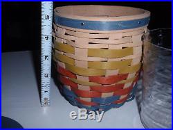 Longaberger Exclusive Collectors Club Rare Award Little Jar Basket Set