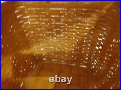 Longaberger File Basket Protectors Wood LID 1999 Host Extra Large Set 20×17×12