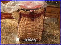 Longaberger Fishing Creel Basket Set Brand New in Box PRICE REDUCED