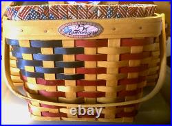 Longaberger Flag Baskets Sets-Set of 3-Complete-NEW