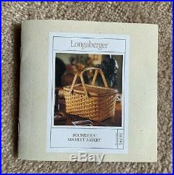 Longaberger Founders Market Basket 2000 set NEW in Boxes