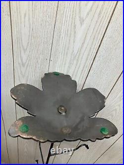 Longaberger Foundry Collection Wrought Iron Maple Leaf Basket Tree Stand 57 1/2