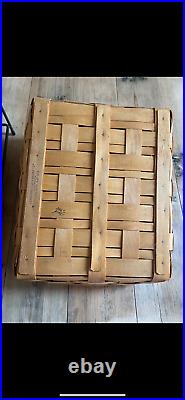 Longaberger Foundry Collection Wrought Iron Paper Tray Stand with 2 Basket Sets