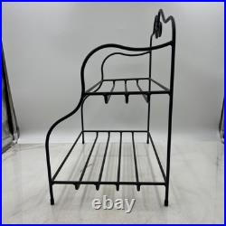 Longaberger Foundry Collection Wrought Iron Small Baker Shelf Rack