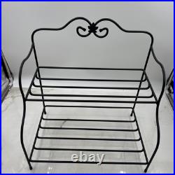 Longaberger Foundry Collection Wrought Iron Small Baker Shelf Rack