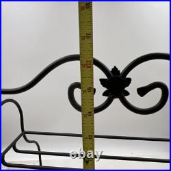 Longaberger Foundry Collection Wrought Iron Small Baker Shelf Rack