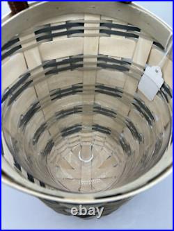 Longaberger Foyer Basket In Rare Winter Pattern New With Protector
