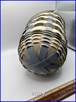 Longaberger Foyer Basket In Rare Winter Pattern New With Protector