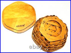 Longaberger Generations Baskets Set of 5 with Woodcrafts Lids and Protectors