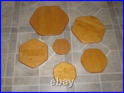Longaberger Generations Baskets Wood Lids, Liners, Protectors Set Of 6 Longaberger Generations Baskets Wood Lids, Liners, Protectors Set Of 6