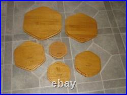 Longaberger Generations Baskets Wood Lids, Liners, Protectors Set Of 6 Longaberger Generations Baskets Wood Lids, Liners, Protectors Set Of 6