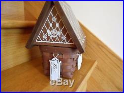 Longaberger Gingerbread House Basket Set Collectors Club New 09 free shipping