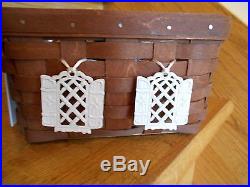 Longaberger Gingerbread House Basket Set Collectors Club New 09 free shipping