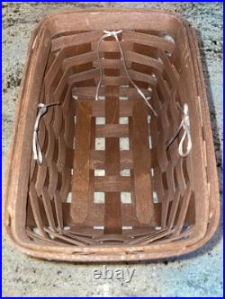 Longaberger Gingerbread House Basket with Tie-ons & Protector 2009 Christmas