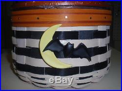 Longaberger HALLOWEEN WICKED WITCH SISTER BASKET SET & HALLOWEEN TRAVEL CUP NEW