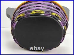 Longaberger Halloween Kitty Cat Basket & Protector Wood Handle 2005 NWT Longaberger Halloween Kitty Cat Basket & Protector Wood Handle 2005 NWT