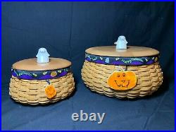 Longaberger Halloween Pumpkin Basket Sets (Hostess and Customer)