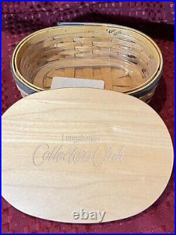 Longaberger Harmony Basket set of 5 lids protectors papers