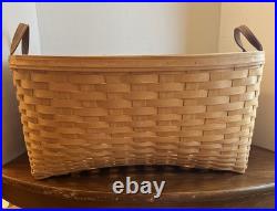 Longaberger Hostess Only! 2016 Blanket Basket & Protector in Warm Brown