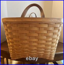 Longaberger Hostess Only! 2016 Blanket Basket & Protector in Warm Brown