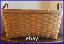 Longaberger Hostess Only! 2016 Blanket Basket & Protector in Warm Brown