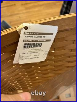 Longaberger Hostess Only! 2016 Blanket Basket & Protector in Warm Brown