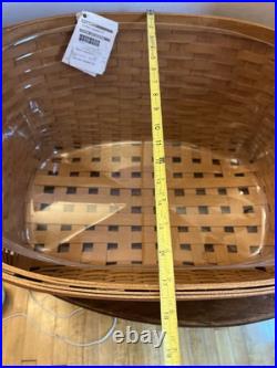 Longaberger Hostess Only! 2016 Blanket Basket & Protector in Warm Brown