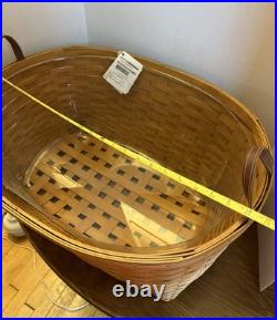 Longaberger Hostess Only! 2016 Blanket Basket & Protector in Warm Brown