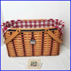 Longaberger Hostess Only All American Block Party Basket SetAvail. 2Mths Only