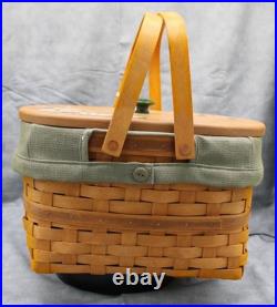 Longaberger Hostess Two Pie Basket Signed by Gerry Longaberger Longaberger Hostess Two Pie Basket Signed by Gerry Longaberger