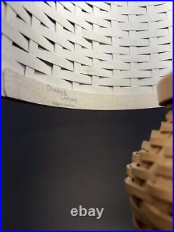 Longaberger Hostess Woven Table Lamp With Dresden And Company Woven Lamp Shade