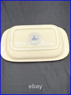 Longaberger JW CClub Mini Gathering Basket Dish Faux Dessert Liner Protector