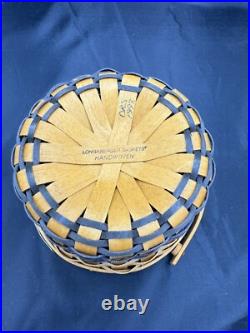 Longaberger JW Collection Miniature 1998 Apple Basket Liner Protector Apples Longaberger JW Collection Miniature 1998 Apple Basket Liner Protector Apples