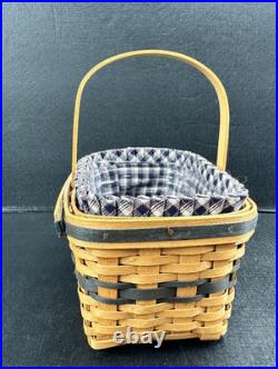 Longaberger JW Collection Miniature Basket Set Of 7 Liners Protectors Longaberger JW Collection Miniature Basket Set Of 7 Liners Protectors