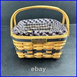 Longaberger JW Collection Miniature Basket Set Of 7 Liners Protectors Longaberger JW Collection Miniature Basket Set Of 7 Liners Protectors