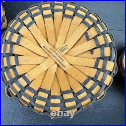 Longaberger JW Collection Miniature Basket Set Of 7 Liners Protectors Longaberger JW Collection Miniature Basket Set Of 7 Liners Protectors