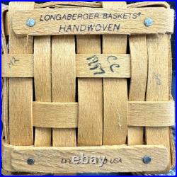 Longaberger JW Collection Miniature Basket Set Of 7 Liners Protectors Longaberger JW Collection Miniature Basket Set Of 7 Liners Protectors