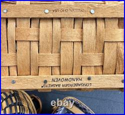Longaberger JW Collection Miniature Basket Set Of 7 Liners Protectors Longaberger JW Collection Miniature Basket Set Of 7 Liners Protectors