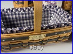 Longaberger JW Miniature Collection Lot Of 5 Umbrella Gathering & Bread + More