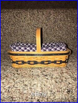 Longaberger JW Miniature Gather Basket Combo Set Brand New