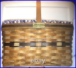 Longaberger J. W. Collection 1983 Market Basket Set-Beautiful-FREE SHIPPING