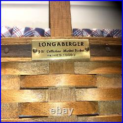 Longaberger J. W. Collection 1983 Market Basket Set-Beautiful-FREE SHIPPING
