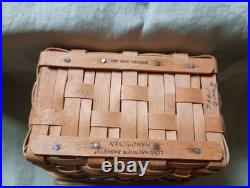 Longaberger J. W. Collection Miniature Basket Lot Longaberger J. W. Collection Miniature Basket Lot