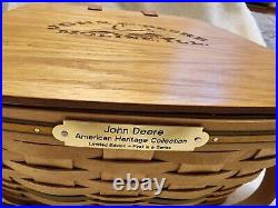 Longaberger John Deere American Heritage Limited Ed Basket 1st Series 2001 RARE