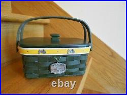 Longaberger John Deere Holiday Basket Set 09 with Lid Tie-On shipping included