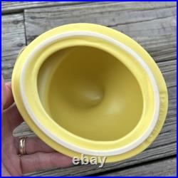 Longaberger LARGE Yellow Easter Peep Ceramic Top Basket Protector 2012 Signed Longaberger LARGE Yellow Easter Peep Ceramic Top Basket Protector 2012 Signed