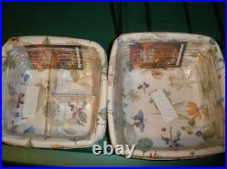 Longaberger LITTLE BIN Wrought Iron Stand + Baskets + Protectors + Liners EUC