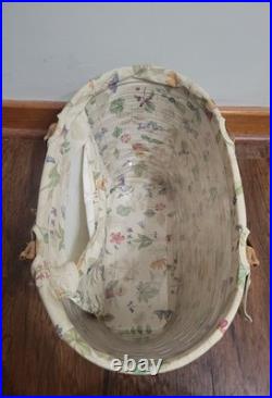 Longaberger Large Boardwalk Basket Liner Protector Beach Picnic Tote Longaberger Large Boardwalk Basket Liner Protector Beach Picnic Tote