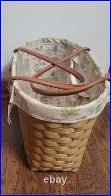 Longaberger Large Boardwalk Basket Liner Protector Beach Picnic Tote Longaberger Large Boardwalk Basket Liner Protector Beach Picnic Tote