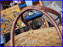 Longaberger Large Boardwalk Basket, Protector, 2001, Good Ol Summertime